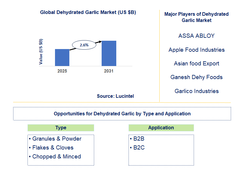 Dehydrated Garlic Market Trends and Forecast