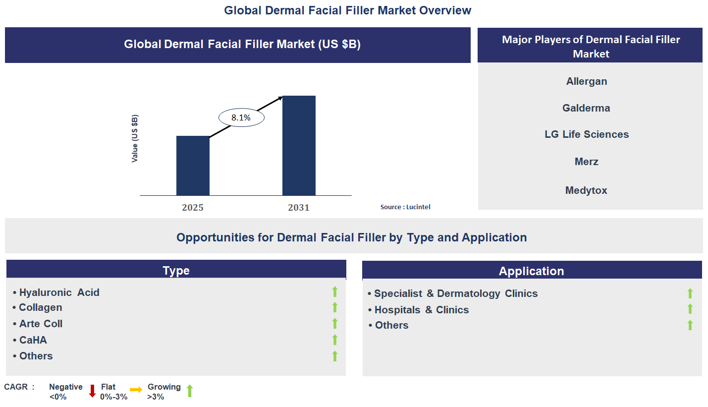 Dermal Facial Filler Market Trends and Forecast