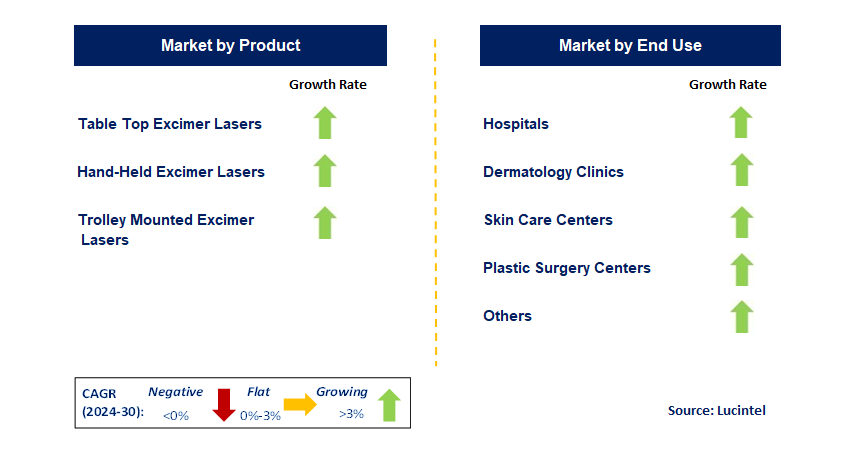 Dermatology Excimer Laser by Segment