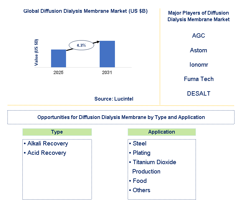 Diffusion Dialysis Membrane Market Trends and Forecast
