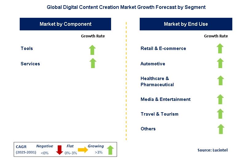 Digital Content Creation Market by Segment