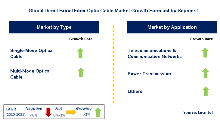 Direct Burial Fiber Optic Cable Market by Segment