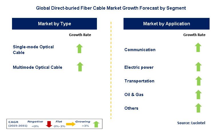 Direct-buried Fiber Cable Market by Segment