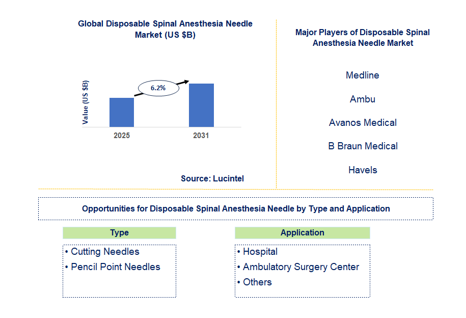 Disposable Spinal Anesthesia Needle Market Trends and Forecast