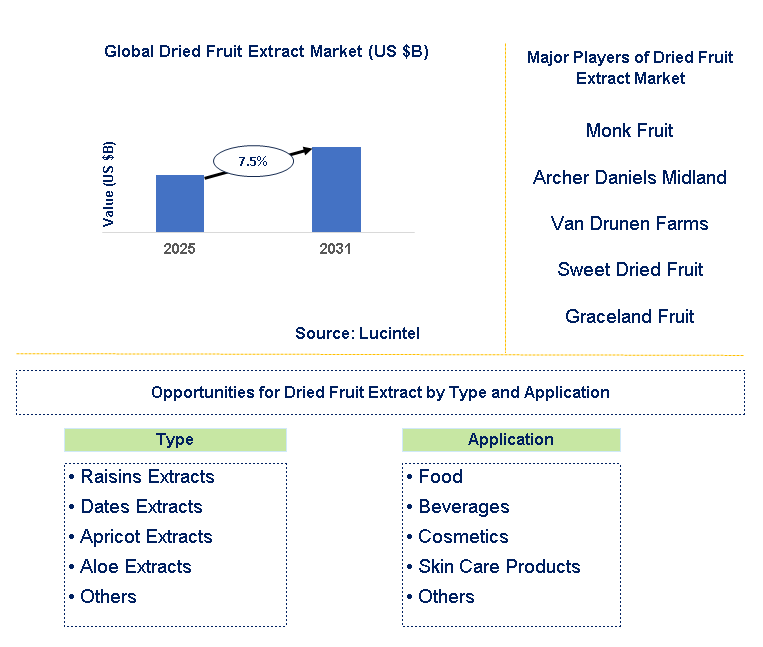 Dried Fruit Extract Market Trends and Forecast