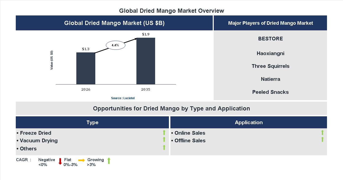 Dried Mango Market Trends and Forecast