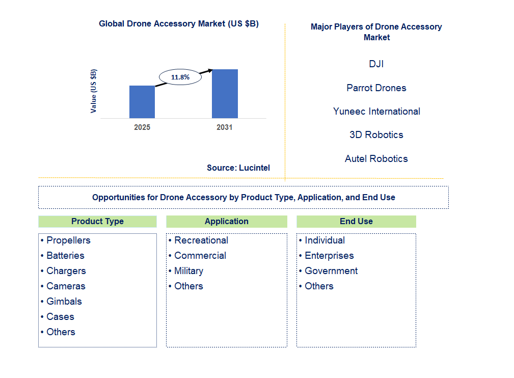 Drone Accessory Market Trends and Forecast