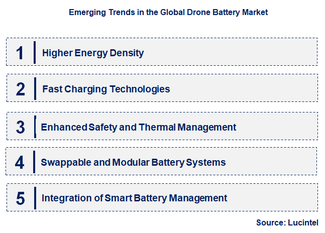 Emerging Trends in the Drone Battery Market