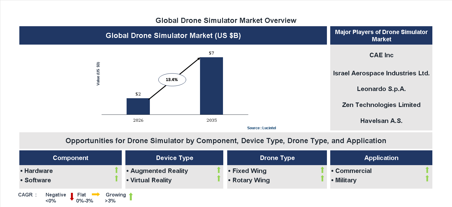 Drone Simulator Market Trends and Forecast