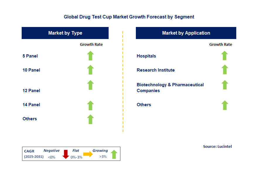 Drug Test Cup Market by Segment