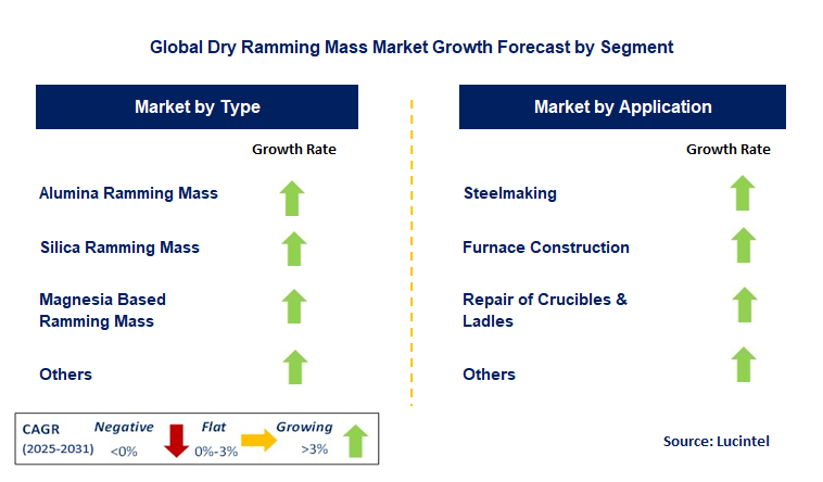 Dry Ramming Mass Market by Segment