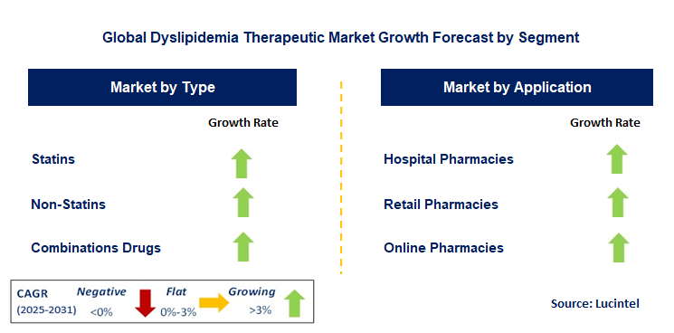 Dyslipidemia Therapeutic Market by Segment