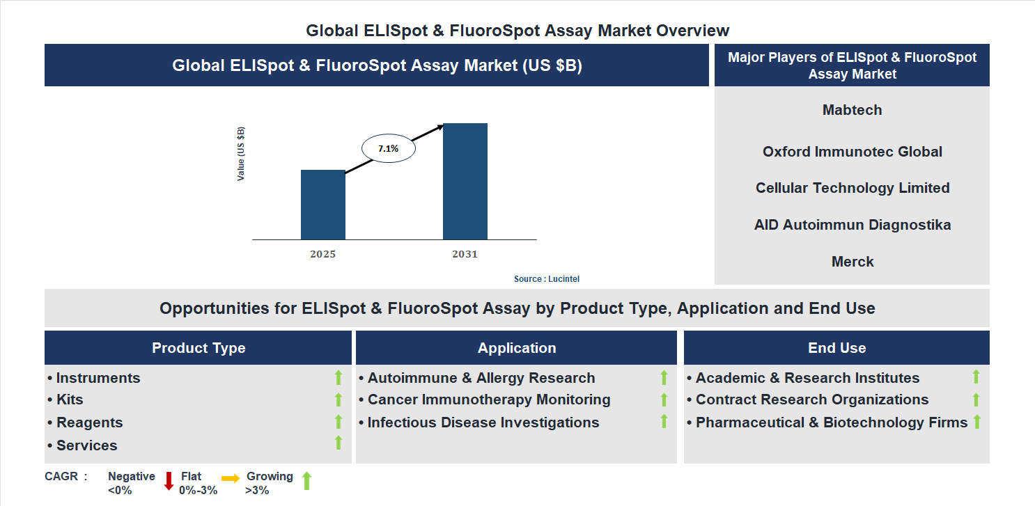 ELISpot & FluoroSpot Assay Market Trends and Forecast
