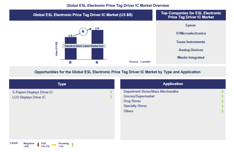 ESL Electronic Price Tag Driver IC Trends and Forecast