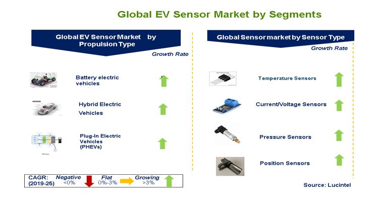 EV Sensor Market by Segments