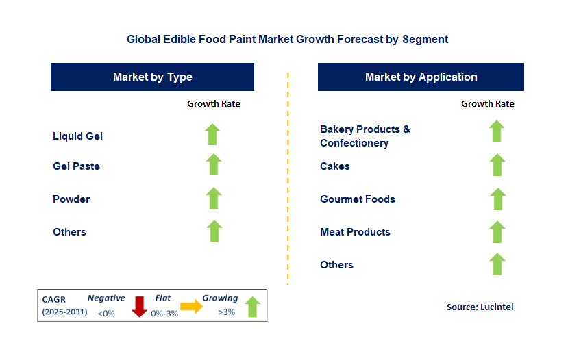Edible Food Paint Market by Segment