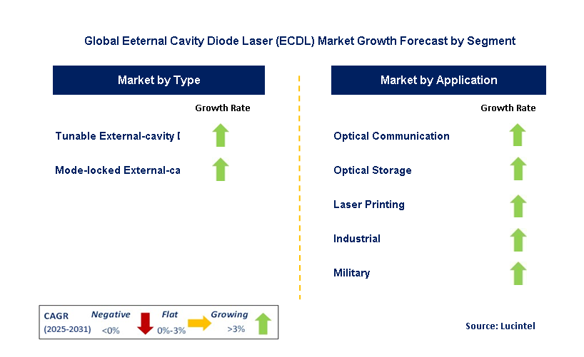Eeternal Cavity Diode Laser (ECDL) Market by Segment