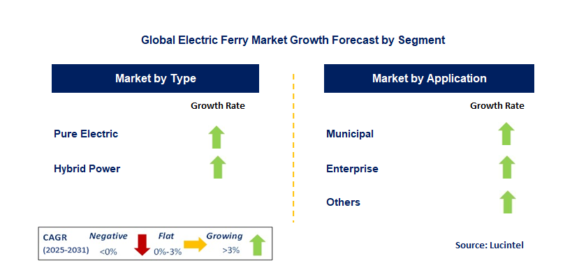 Electric Ferry Market by Segment