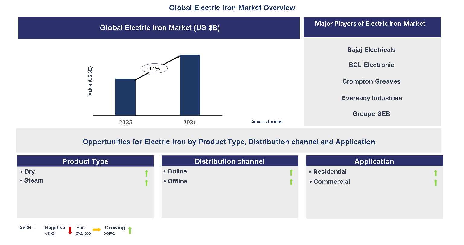 Electric Iron Market Trends and Forecast
