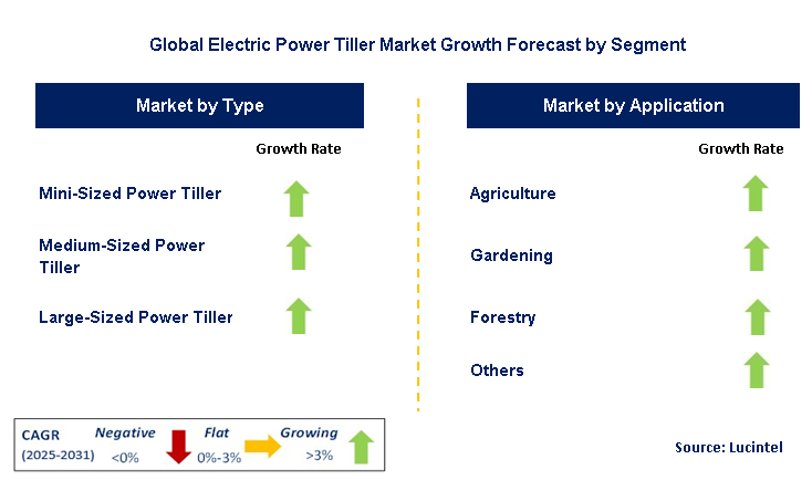 Electric Power Tiller Market by Segment