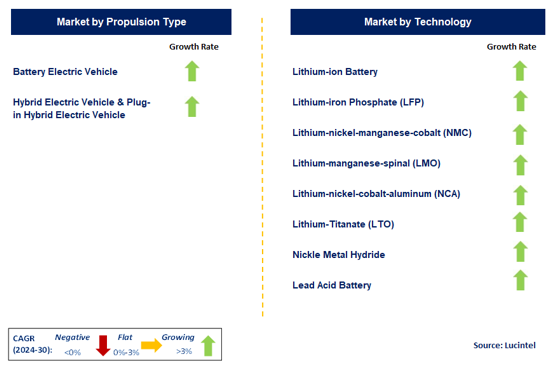 Electric Vehicle Battery Market by Segment