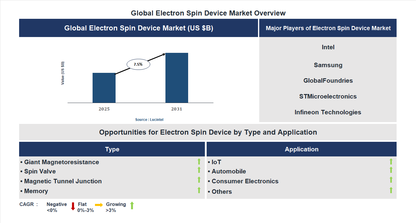 Electron Spin Device Market Trends and Forecast