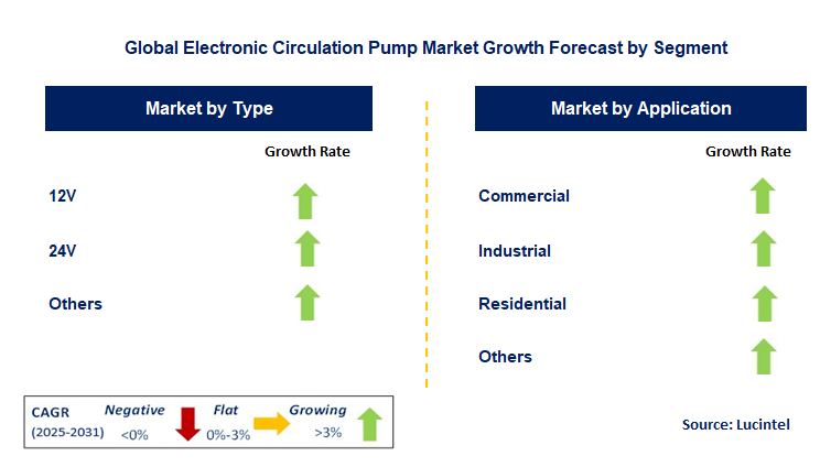 Electronic Circulation Pump Market by Segment