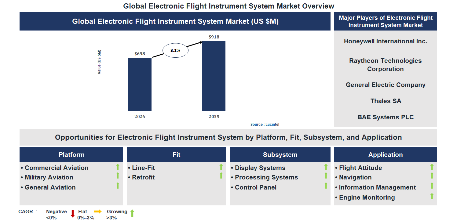 Electronic Flight Instrument System Market Trends and Forecast