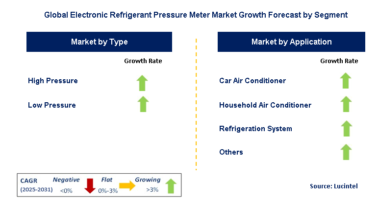 Electronic Refrigerant Pressure Meter Market by Segment