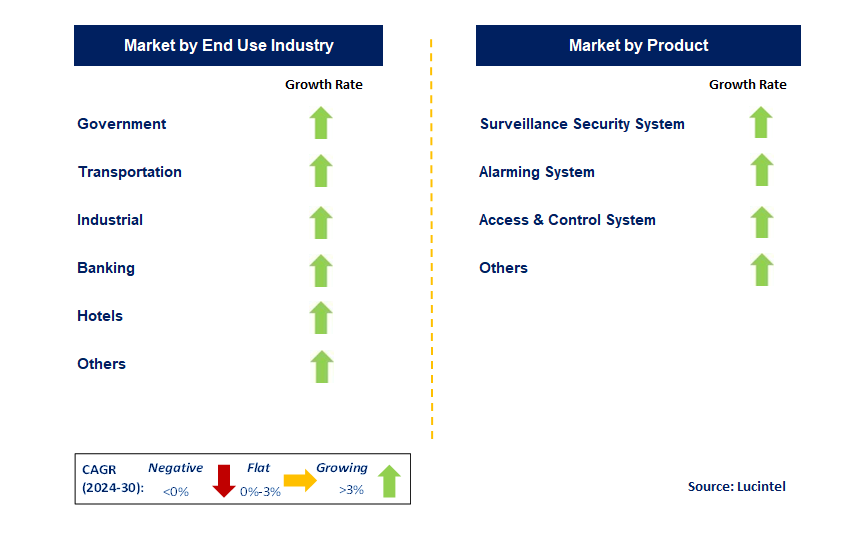 Electronic Security System by Segment