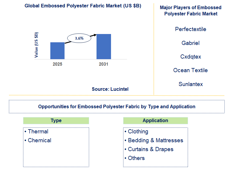 Embossed Polyester Fabric Market Trends and Forecast