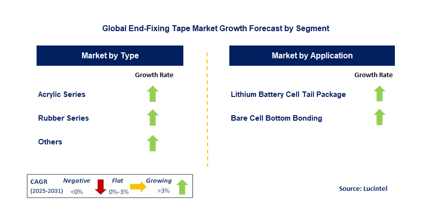 End-Fixing Tape Market by Segment