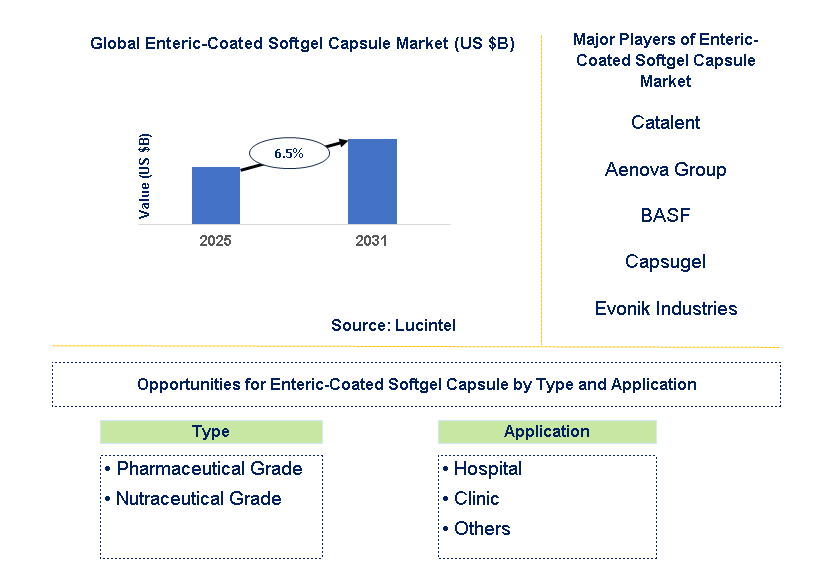 Enteric-Coated Softgel Capsule Market Trends and Forecast