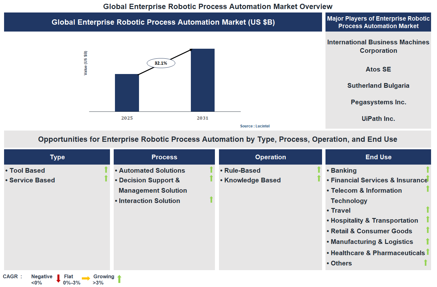 Enterprise Robotic Process Automation Market Trends and Forecast