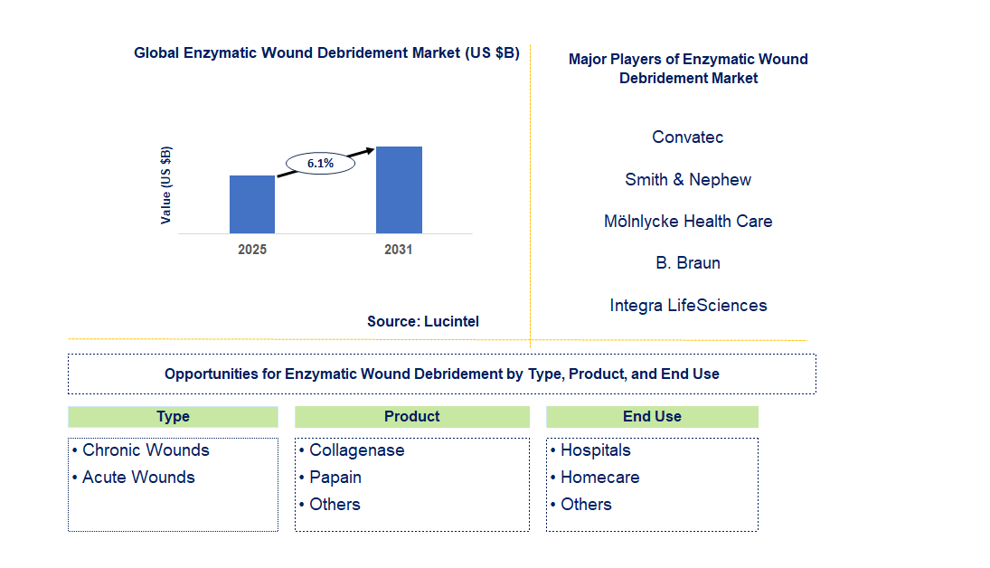 Enzymatic Wound Debridement Market Trends and Forecast