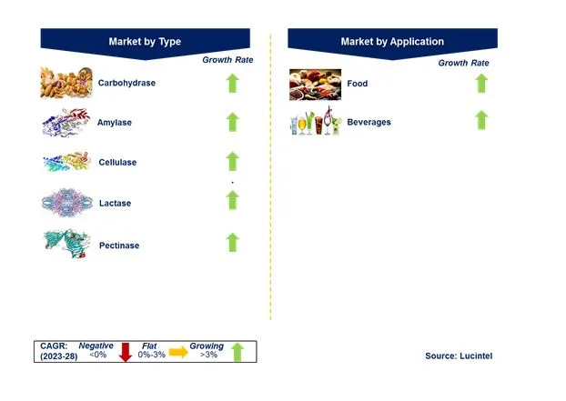 Enzymes in the Global Food Additive Market by Segments