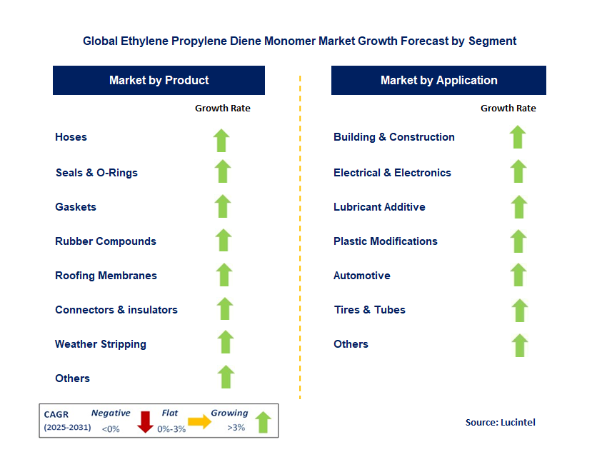 Ethylene Propylene Diene Monomer Market by Segment