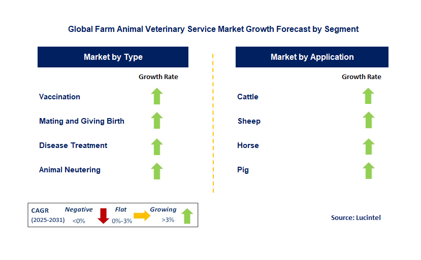Farm Animal Veterinary Service Market by Segment