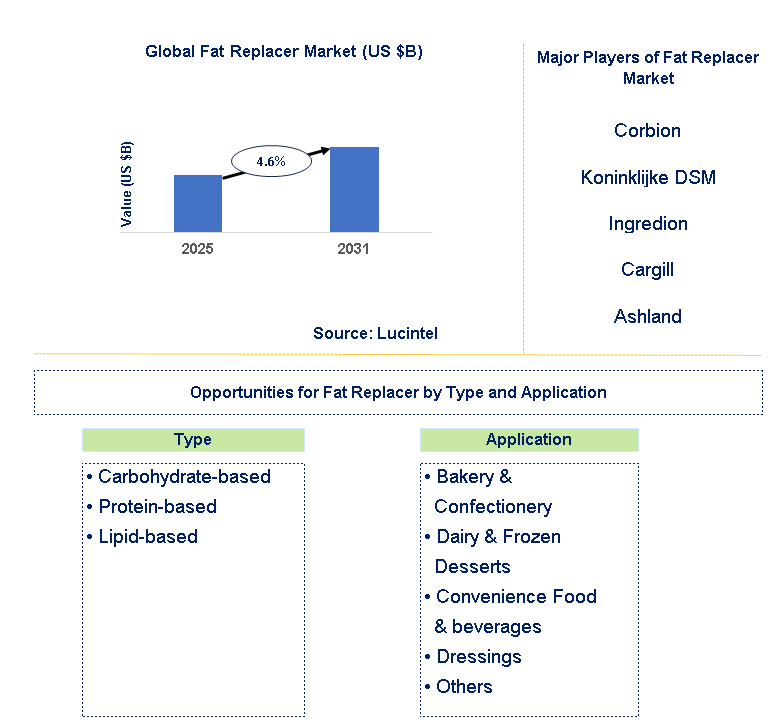 Fat Replacer Market Trends and Forecast