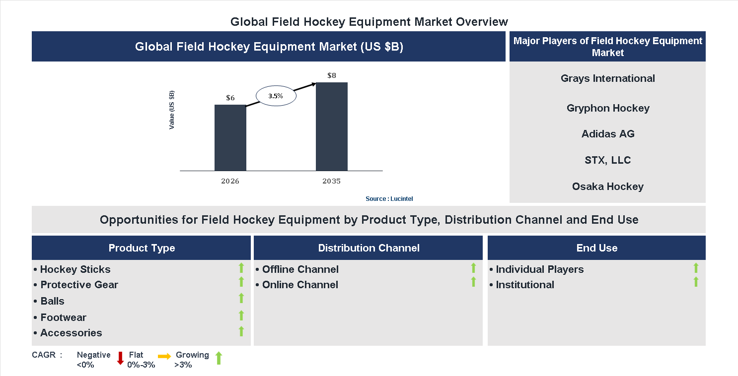 Field Hockey Equipment Market Trends and Forecast