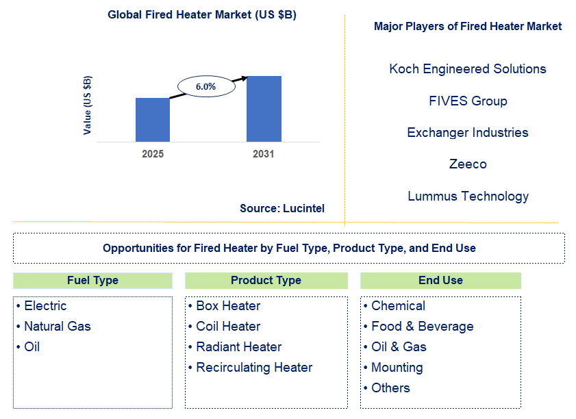 Fired Heater Market Trends and Forecast