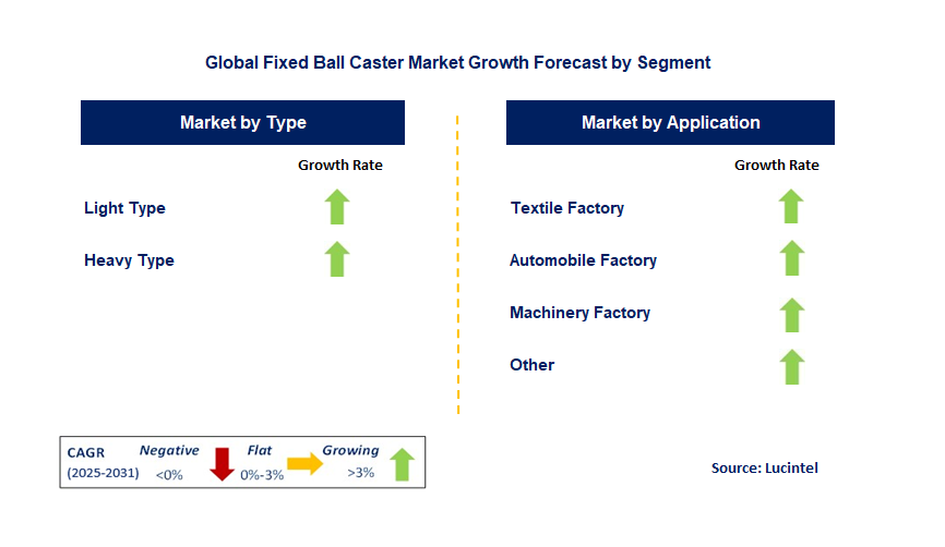 Fixed Ball Caster Market by Segment