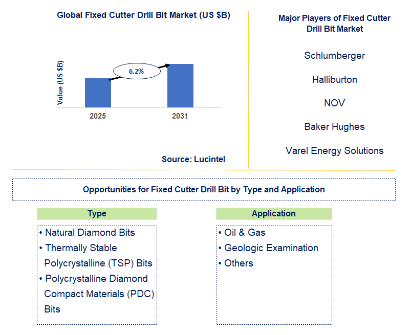Fixed Cutter Drill Bit Market Trends and Forecast