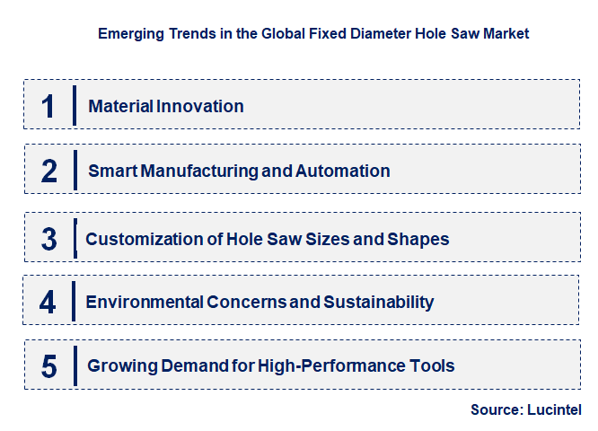 Emerging Trends in the Fixed Diameter Hole Saw Market
