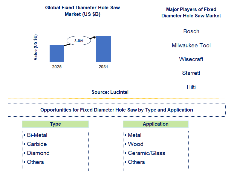Fixed Diameter Hole Saw Market Trends and Forecast