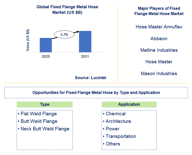 Fixed Flange Metal Hose Market Trends and Forecast
