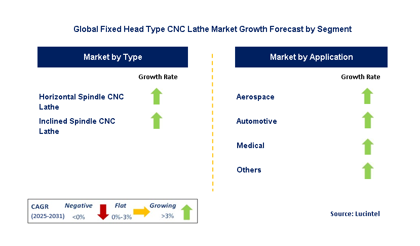 Fixed Head Type CNC Lathe Market by Segment
