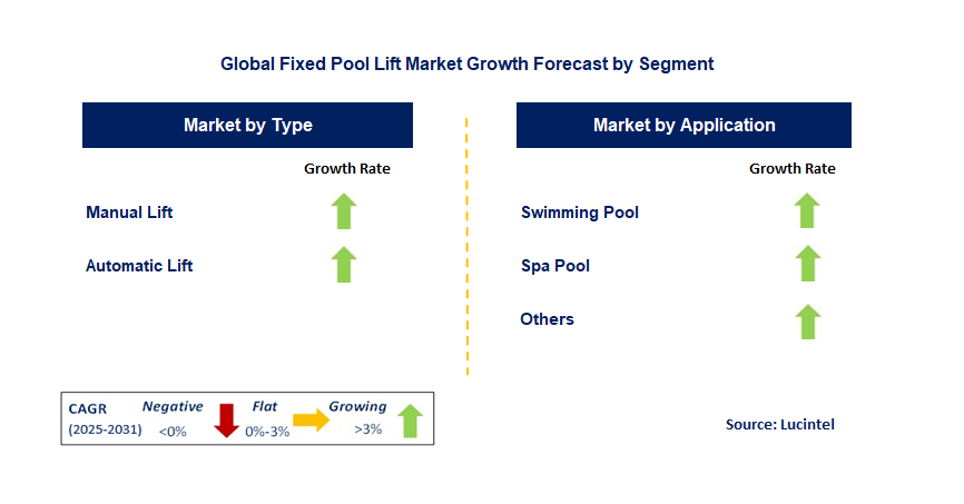 Fixed Pool Lift Market by Segment