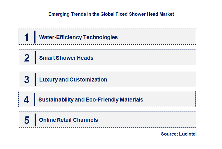 Emerging Trends in the Fixed Shower Head Market