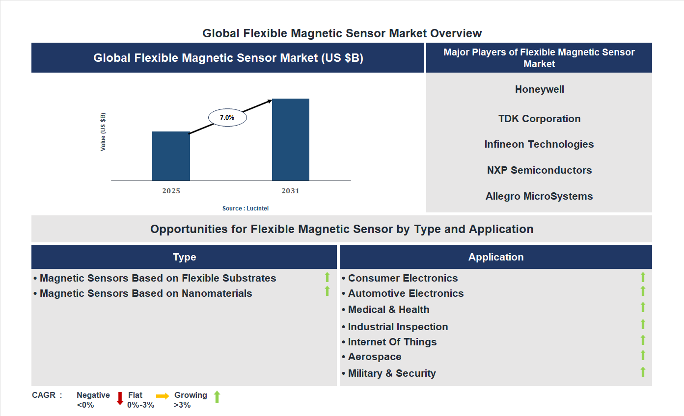 Flexible Magnetic Sensor Market Trends and Forecast